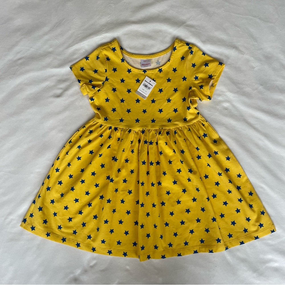 Hanna Andersson Yellow Star Dress